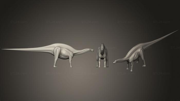 Figurines of griffins and dragons (Dicraeosaurus, STKG_0123) 3D models for cnc